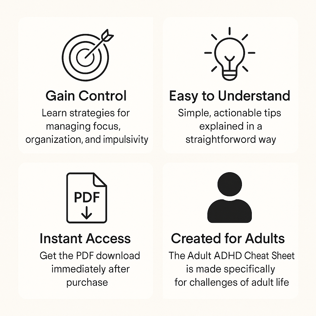 The Adult ADHD Cheat Sheet