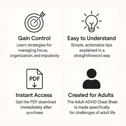 The Adult ADHD Cheat Sheet